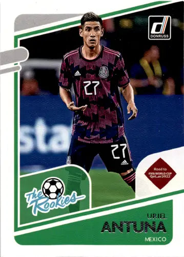2021-22 Donruss Road to Qatar The Rookies #4 Uriel Antuna NM-MT ID:45570 - Soccer Card Single