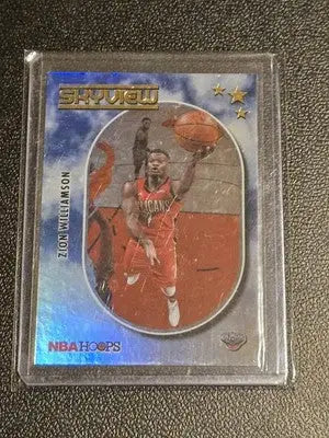 2021-22 Hoops #25 Zion Williamson Skyview Holo - Basketball Card Single