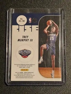 2021-22 Hoops #RS-TM Trey Murphy III Rise N Shine Memorabilia