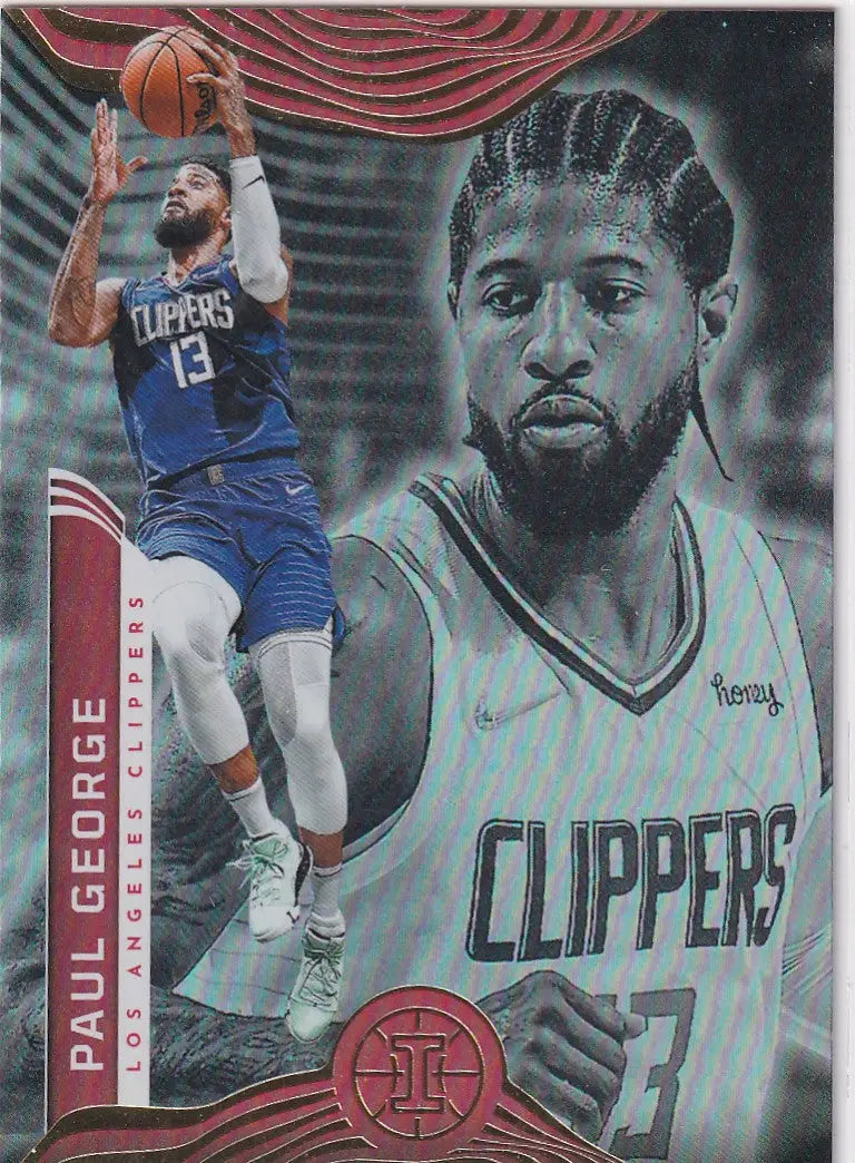 2021-22 ILLUSIONS #101 PAUL GEORGE- LOS ANGELES CLIPPERS - Basketball Card Single
