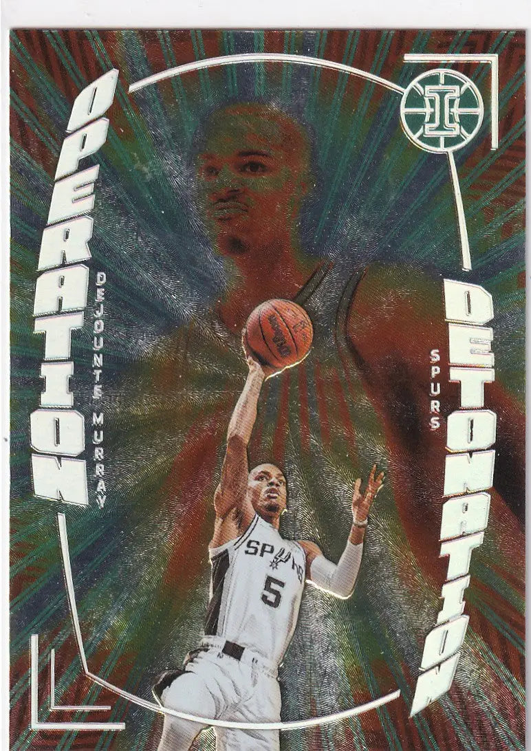 2021-22 ILLUSIONS #37 DEJONTE MURRAY OPERATION DETINATION- SAN ANTONIO SPURS