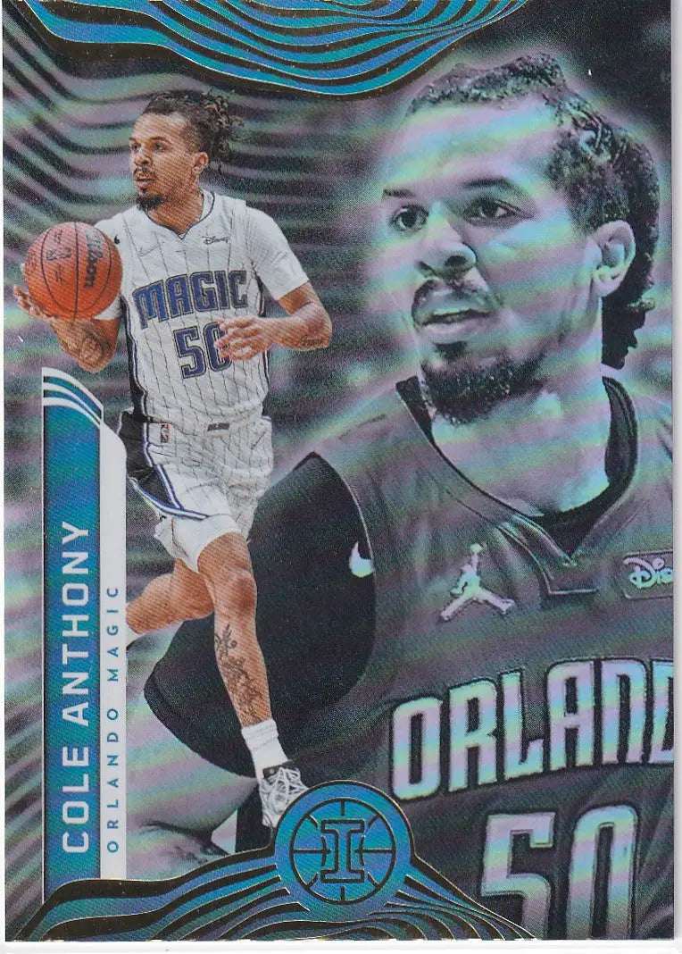 2021-22 ILLUSIONS #64 COLE ANTHONY- ORLANDO MAGIC