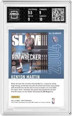 NBA Hoops Kenyon Martin trading card 2021-22 Panini Hoops Slam Arena Club