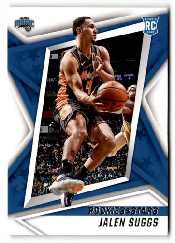 Jalen Suggs rookie card from Panini Chronicles with original gloss featuring Magic Rookies