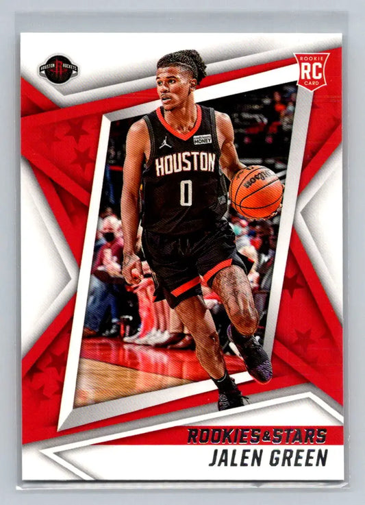 2021-22 Panini Chronicles #108 Jalen Green Houston Rockets Rookie - Basketball Card Single