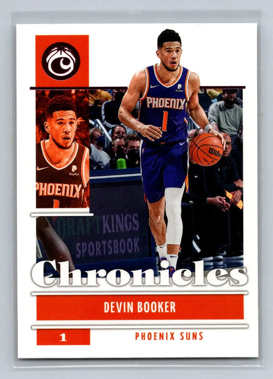 2021-22 Panini Chronicles #14 Devin Booker Pink Phoenix Suns - Basketball Card Single