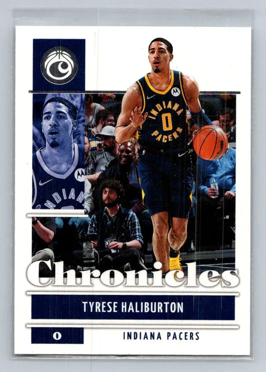 2021-22 Panini Chronicles #17 Tyrese Haliburton Indiana Pacers - Basketball Card Single