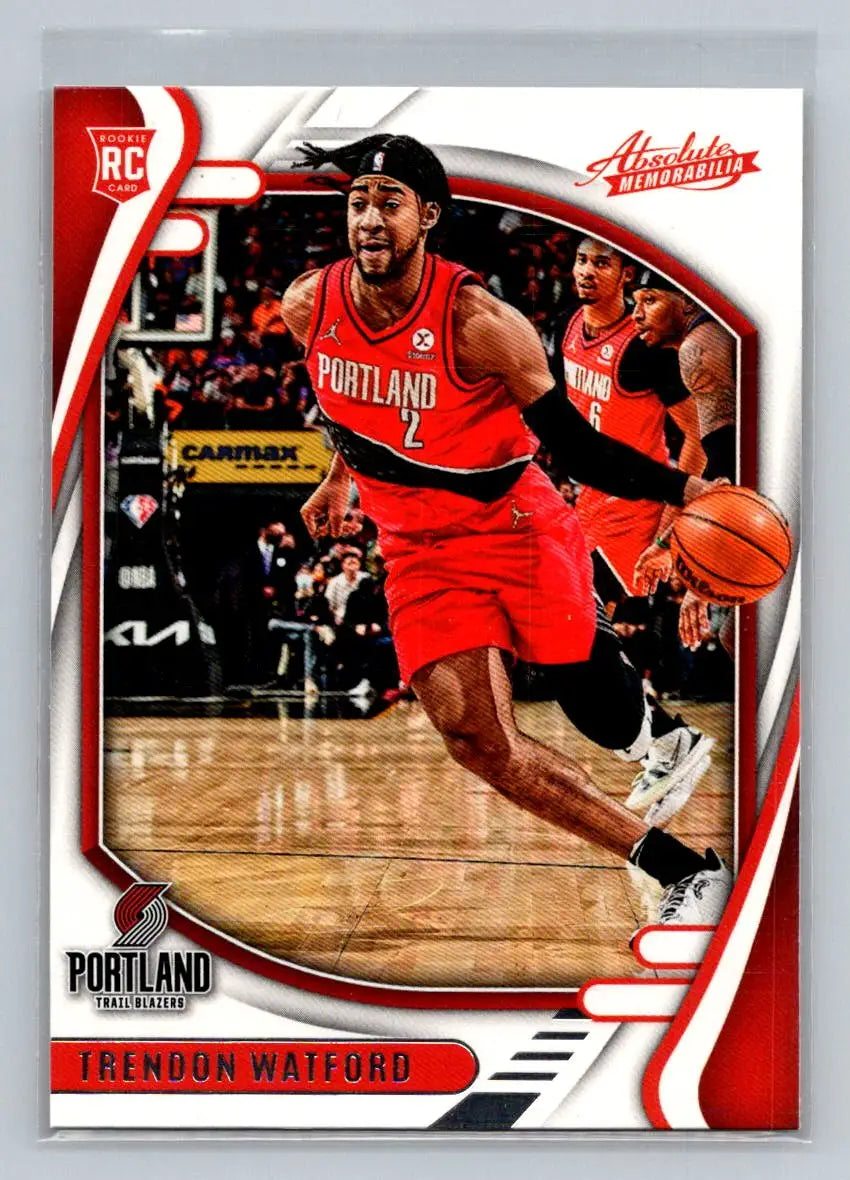 2021-22 Panini Chronicles #206 Trendon Watford Portland Trail Blazers Rookie - Basketball Card Single