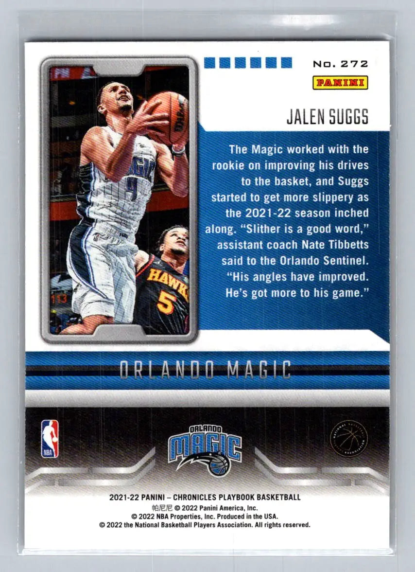 2021-22 Panini Chronicles #272 Jalen Suggs Orlando Magic - Basketball Card Single
