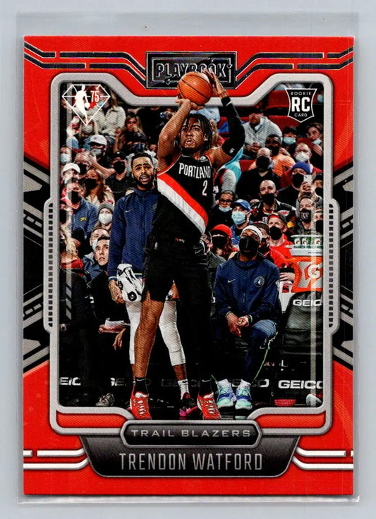 2021-22 Panini Chronicles #277 Trendon Watford Portland Trail Blazers - Basketball Card Single