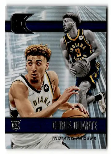 Original gloss Panini Chronicles Chris Duarte basketball card from 2021-22 Pacers Essentials