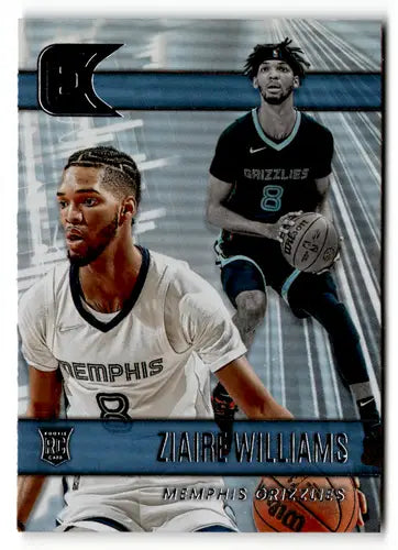 Original gloss Panini Chronicles Ziaire Williams basketball card from 2021-22 Grizzlies collection