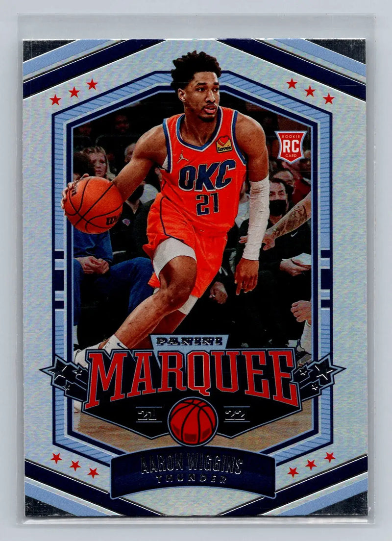 2021-22 Panini Chronicles #341 Aaron Wiggins Oklahoma City Thunder Rookie - Basketball Card Single