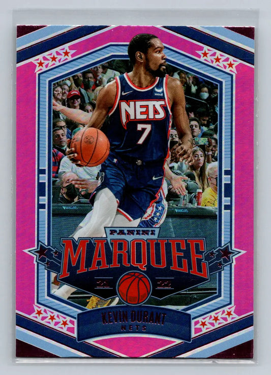 2021-22 Panini Chronicles #360 Kevin Durant Pink Brooklyn Nets - Basketball Card Single