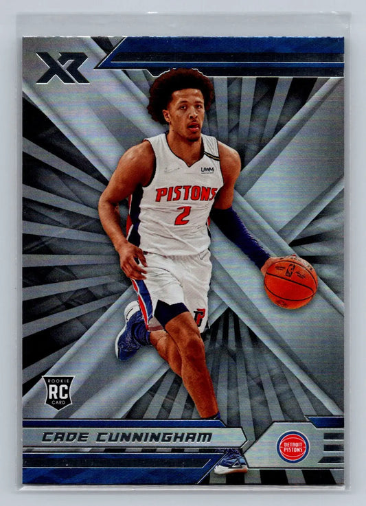 2021-22 Panini Chronicles #377 Cade Cunningham Detroit Pistons Rookie - Basketball Card Single