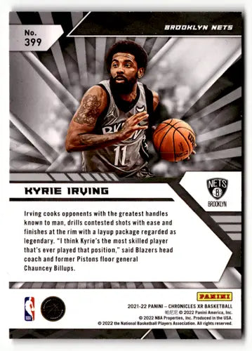 2021-22 Panini Chronicles #399 Kyrie Irving NM-MT Nets XR ID:47937 - Basketball Card Single