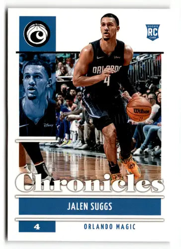 Panini Chronicles Jalen Suggs basketball card with original gloss from 2021-22 Magic series