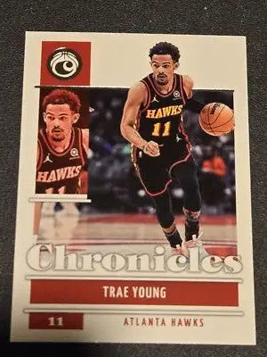 2021-22 Panini Chronicles #6 Trae Young - Basketball Card Single