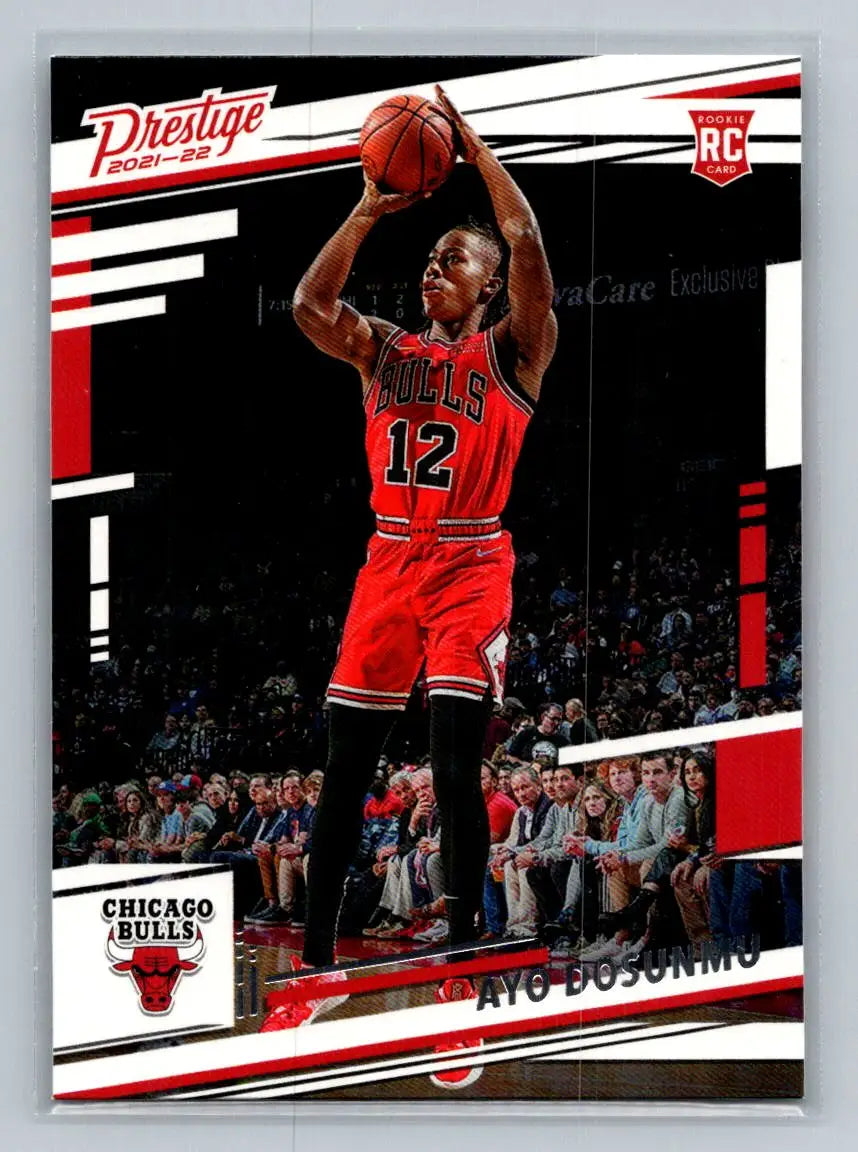 2021-22 Panini Chronicles #60 Ayo Dosunmu Chicago Bulls Rookie - Basketball Card Single