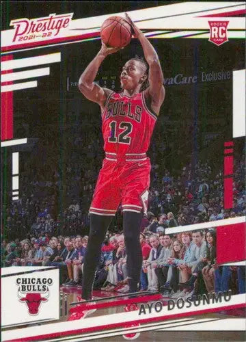 2021-22 Panini Chronicles Ayo Dosunmu basketball card with original gloss NM-MT Bulls