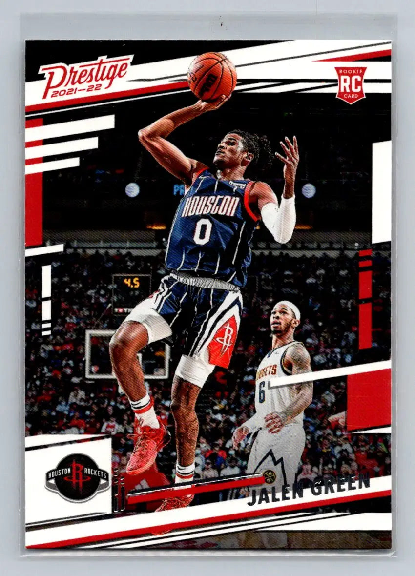 2021-22 Panini Chronicles #65 Jalen Green Houston Rockets Rookie - Basketball Card Single