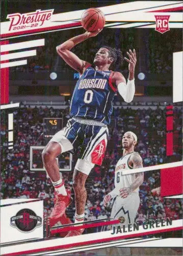 2021-22 Panini Chronicles #65 Jalen Green NM-MT Rockets Prestige ID:47952 - Basketball Card Single