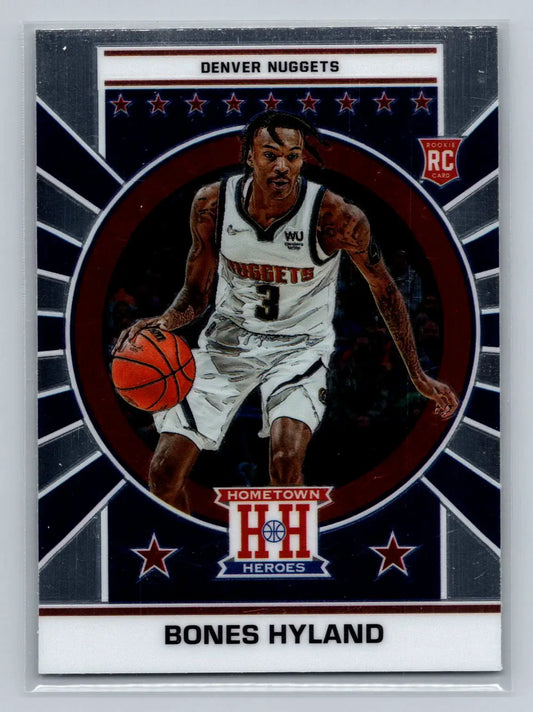 2021-22 Panini Chronicles #660 Bones Hyland Denver Nuggets Rookie - Basketball Card Single