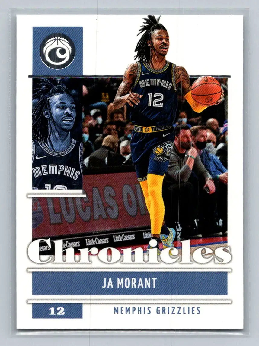 2021-22 Panini Chronicles #7 Ja Morant Memphis Grizzlies - Basketball Card Single