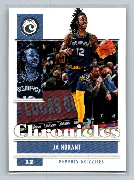 2021-22 Panini Chronicles #7 Ja Morant Memphis Grizzlies - Basketball Card Single
