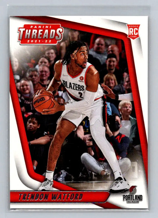 2021-22 Panini Chronicles #97 Trendon Watford Portland Trail Blazers Rookie - Basketball Card Single
