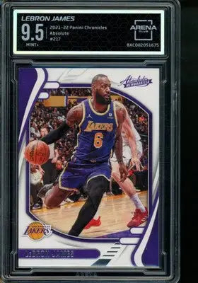 2021-22 Panini Chronicles Absolute LeBron James #217 Basketball Arena Club 9.5 - Basketball Card Single