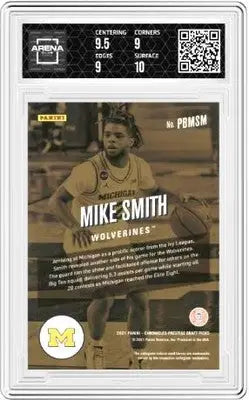 Graded Panini Chronicles Mike Smith Prestige Bonus Shots Sign Auto basketball trading card
