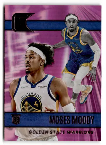 2021-22 Panini Chronicles Pink #319 Moses Moody NM-MT Warriors Essentia ID:47912 - Basketball Card Single