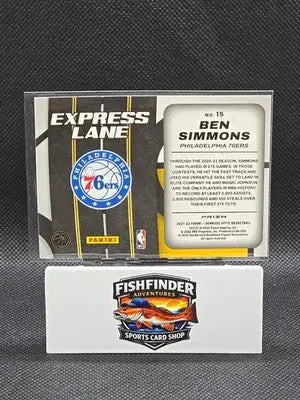 2021-22 Panini Donruss Optic - Express Lane Ben Simmons #15 Red Wave Prizm - Basketball Card Single