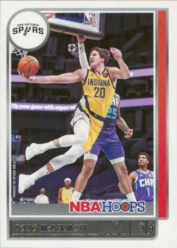2021-22 Panini Hoops Doug McDermott basketball card with original gloss Spurs ID 51787