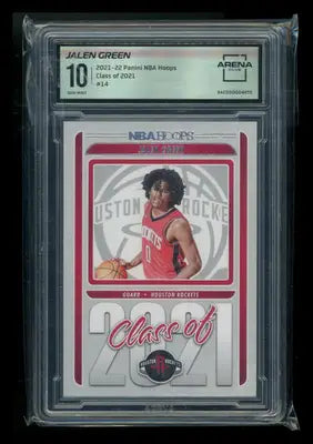 2021-22 Panini Hoops Class of 2021 Jalen Green #14 Basketball Arena Club 10 - Basketball Card Single