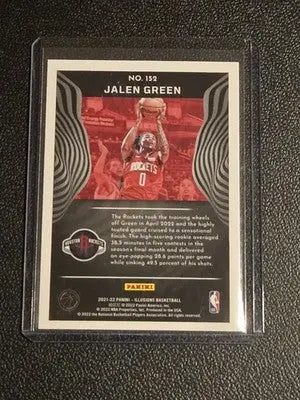 2021-22 Panini Illusions #152 Jalen Green - Basketball Card Single
