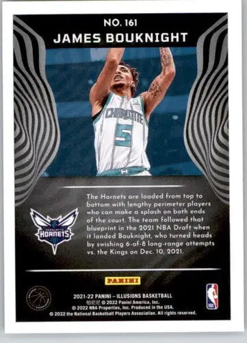James Bouknight Panini Illusions rookie basketball card with original gloss