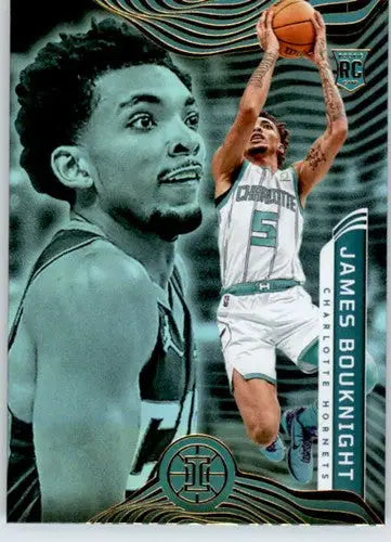 James Bouknight basketball card from Panini Illusions 2021-22 with original gloss