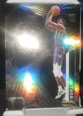 2021-22 Panini Illusions Basketball Card #185 JT Thor Foil RC Charlotte Hornets