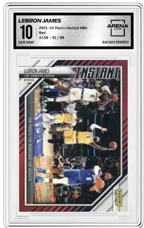 2021-22 Panini Instant Lebron James #294 Red Basketball Arena Club 10
