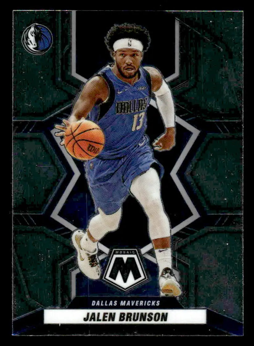 2021-22 Panini Mosaic #117 Jalen Brunson - Basketball Card Single