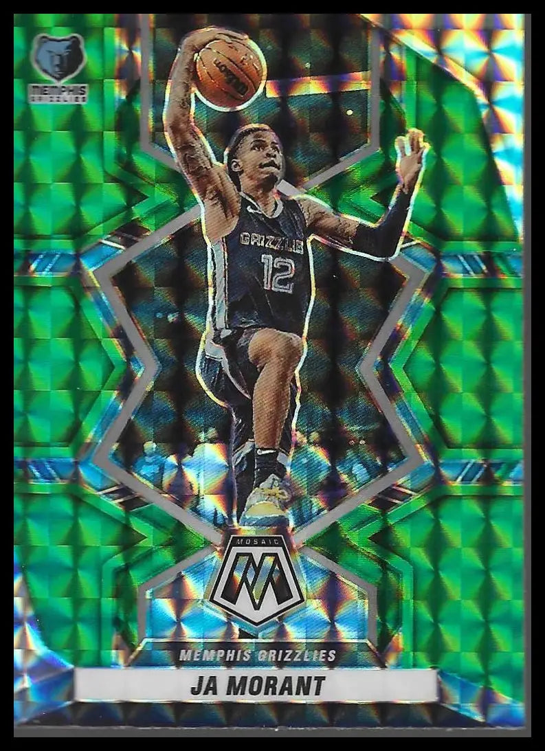 2021-22 Panini Mosaic #123 Precious Achiuwa Green - Basketball Card Single