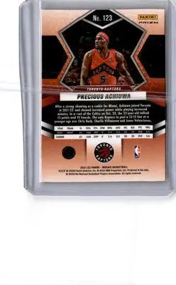 2021-22 Panini Mosaic #123 Precious Achiuwa Red - Basketball Card Single
