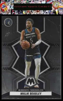 2021-22 Panini Mosaic #143 Malik Beasley