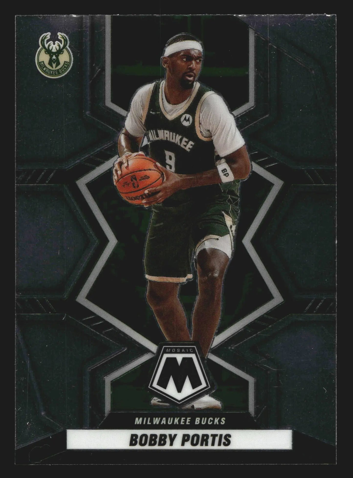 2021-22 Panini Mosaic #182 Bobby Portis Milwaukee Bucks - Basketball Card Single