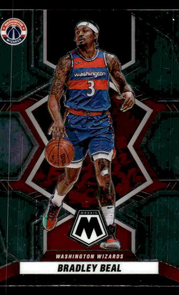 2021-22 Panini Mosaic #191 Bradley Beal - Basketball Card Single