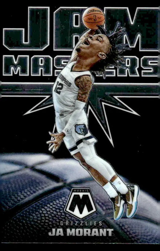 2021-22 Panini Mosaic #2 Ja Morant Jam Masters Memphis Grizzlies - Basketball Card Single