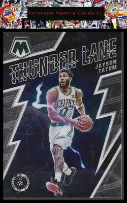 2021-22 Panini Mosaic #2 Jayson Tatum Thunder Lane