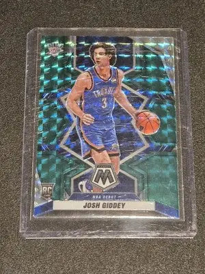 2021-22 Panini Mosaic #265 Josh Giddey Green - Basketball Card Single